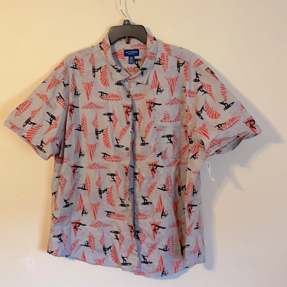 NWOT Men’s Arizona jean co. Short sleeve shirt, XXL